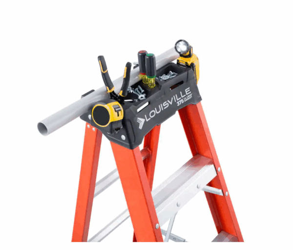 Ladder FS1412HD 12 ft. Fiberglass Step Ladder with 375 lbs. Load Capacity Type IAA Duty Rating - Image 2