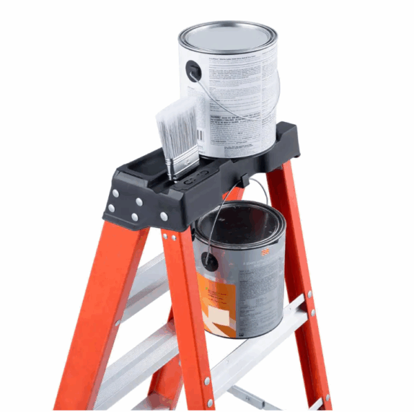 Ladder FS1412HD 12 ft. Fiberglass Step Ladder with 375 lbs. Load Capacity Type IAA Duty Rating - Image 5