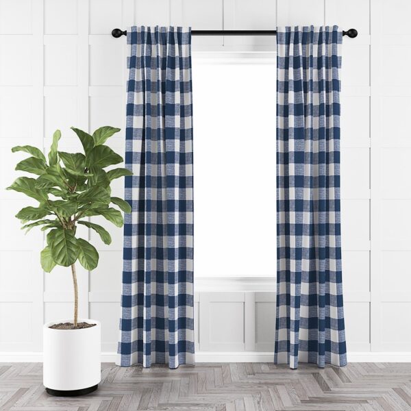 Lumberjack Check Indigo/White Drapery - Image 5