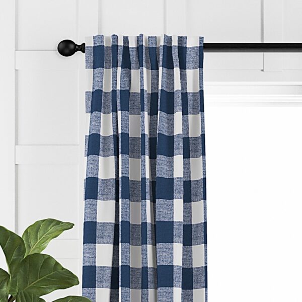 Lumberjack Check Indigo/White Drapery - Image 3