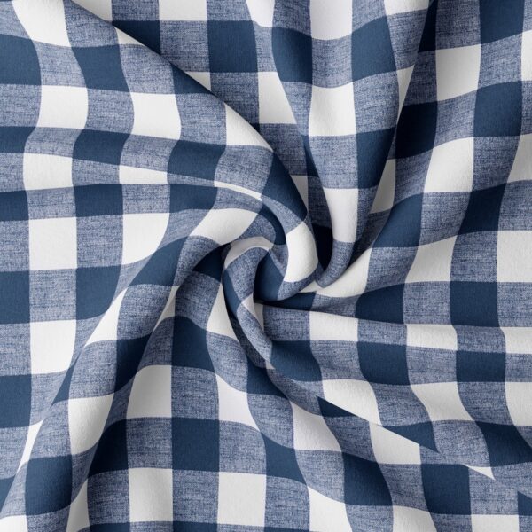 Lumberjack Check Indigo/White Drapery - Image 6