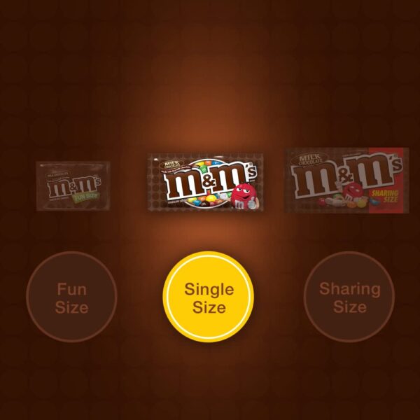M M s Milk Chocolate Full Size Chocolate Candy   1.69oz/36 Ct - Image 4