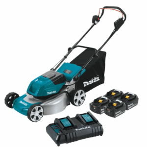 XML03CM1 18 in. 18-Volt X2 (36-Volt) LXT Lithium-Ion Cordless Walk Behind Push Lawn Mower Kit with 4 Batteries (4.0 Ah)