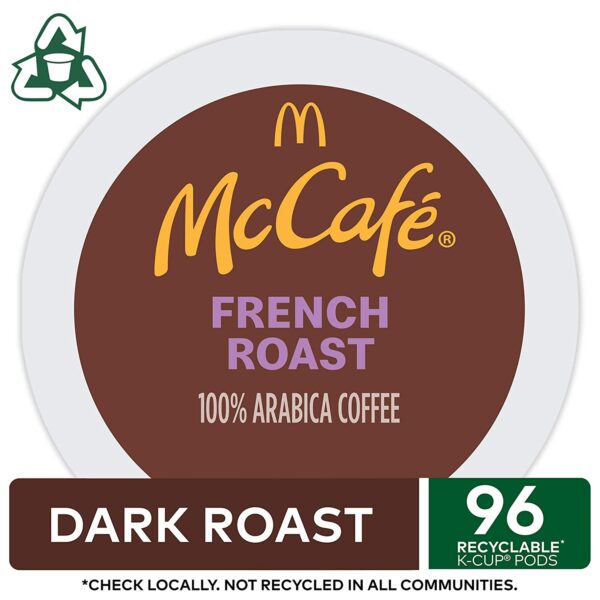McCaf?? French Roast Keurig Single Serve K-Cup Pods Dark Roast Coffee Pods 96 Count - Image 3