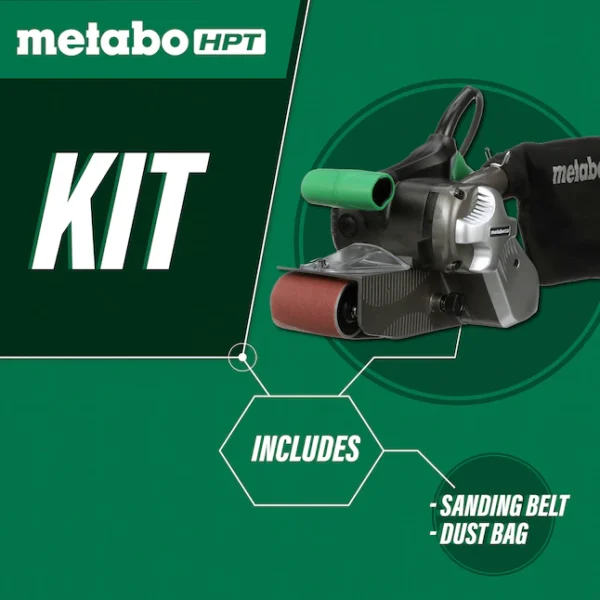 HPT 9-Amp Corded Belt Sander with Dust Management - Image 13