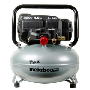HPT EC914SM The Tank 6-Gallon Single Stage Portable Corded Electric Pancake Air Compressor