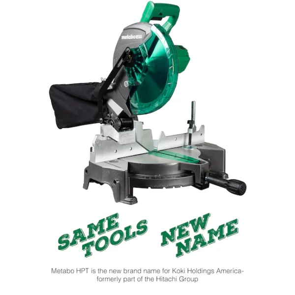 HPT Miter Saw C10FCGSM 10-in Single Bevel Compound Corded Miter Saw - Image 8