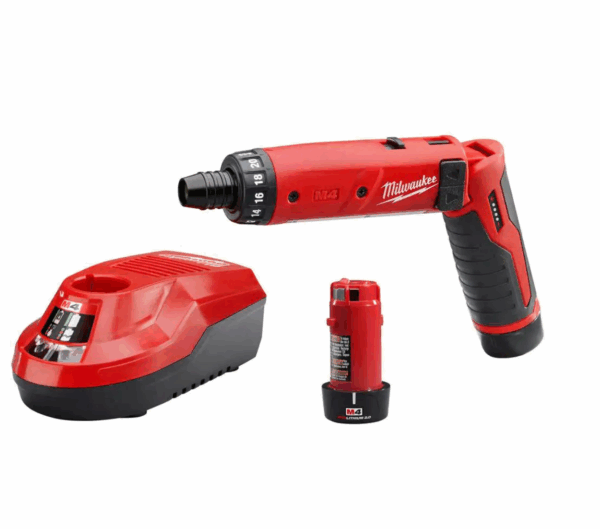 2101-22 M4 4-Volt Lithium-Ion Cordless 1/4 in. Hex Screwdriver 2-Battery Kit