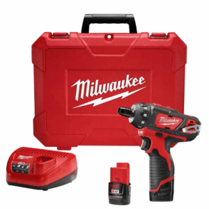 2406-22 M12 12-Volt Lithium-Ion Cordless 1/4 in. Hex 2-Speed Screwdriver Kit with Two 1.5 Ah Batteries and Hard Case