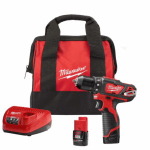 2407-22 M12 12-Volt Lithium-Ion Cordless 3/8 in. Drill/Driver Kit with Two 1.5 Ah Batteries, Charger and Tool Bag
