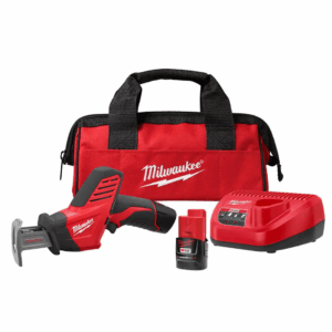 2420-21 M12 12V Lithium-Ion HACKZALL Cordless Reciprocating Saw Kit with One 1.5Ah Batteries, Charger and Tool Bag