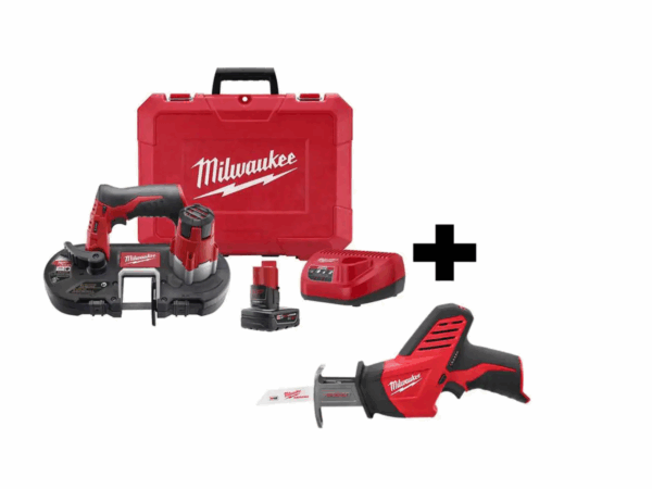 2429-21XC-2420-20 M12 12-Volt Lithium-Ion Cordless Sub-Compact Band Saw XC Kit W/ M12 Hackzall