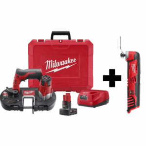 2429-21XC-2426-20 M12 12-Volt Lithium-Ion Cordless Sub-Compact Band Saw Kit W/ M12 Multi-Tool