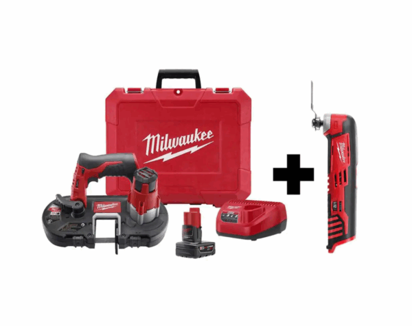 2429-21XC-2426-20 M12 12-Volt Lithium-Ion Cordless Sub-Compact Band Saw Kit W/ M12 Multi-Tool