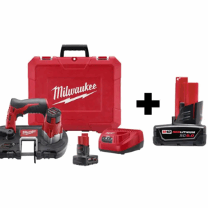 2429-21XC-48-11-2460 M12 12-Volt Lithium-Ion Cordless Sub-Compact Band Saw XC Kit W/ 6.0Ah Battery
