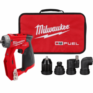 2505-20 M12 FUEL 12-Volt Lithium-Ion Brushless Cordless 4-in-1 Installation 3/8 in. Drill Driver with 4 Tool Head (Tool-Only)
