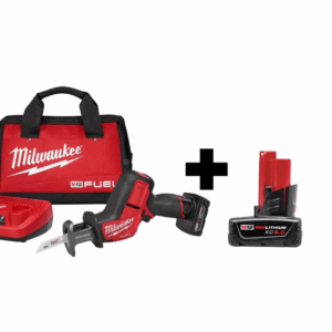 2520-21XC-48-11-2460 M12 FUEL 12V Lithium-Ion Brushless Cordless HACKZALL Reciprocating Saw Kit with 6.0Ah Battery