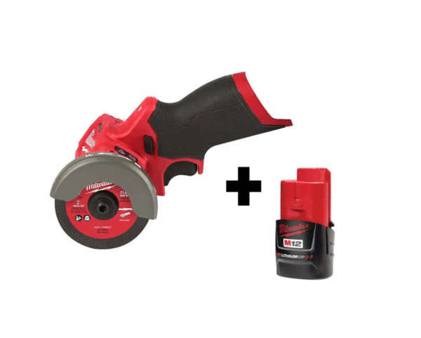 2522-20-48-11-2420 M12 FUEL 12-Volt 3 in. Lithium-Ion Brushless Cordless Cut Off Saw with M12 2.0 Ah Battery