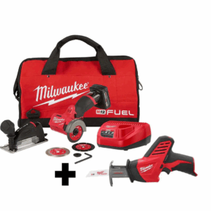 2522-21XC-2420-20 M12 FUEL 12-Volt 3 in. Lithium-Ion Brushless Cordless Cut Off Saw Kit with M12 Hackzall Reciprocating Saw