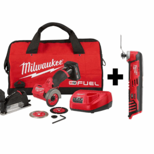 2522-21XC-2426-20 M12 FUEL 12-Volt 3 in. Lithium-Ion Brushless Cordless Cut Off Saw Kit with M12 Oscillating Multi-Tool