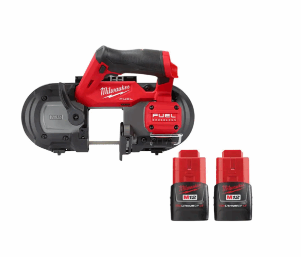 Band Saw 2529-20-48-11-2411 M12 FUEL 12V Lithium-Ion Cordless Compact With 1.5 Ah Battery Pack (2-Pack)