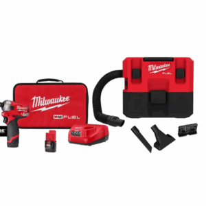 2551-22-0960-20 M12 FUEL SURGE 12V Lithium-Ion Brushless Cordless 1/4 in. Hex Impact Driver Kit   M12 FUEL 1.6 Gal. Wet/Dry Vacuum