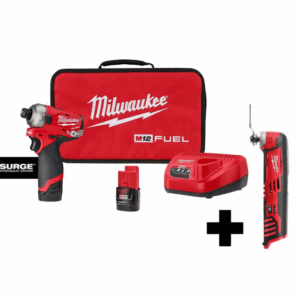 2551-22-2426-20 M12 FUEL SURGE 12V Lithium-Ion Brushless Cordless 1/4 in. Hex Impact Driver Compact Kit with M12 Multi-Tool