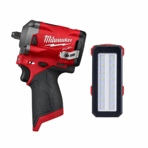 2554-20-2367-20 M12 FUEL 12V Lithium-Ion Brushless Cordless Stubby 3/8 in. Impact Wrench with M12 Rover Flood Light