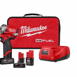 2554-22-48-11-2440 M12 FUEL 12V Lithium-Ion Brushless Cordless Stubby 3/8 in. Impact Wrench Kit With M12 4.0Ah Battery