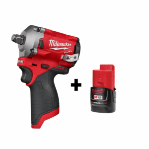 2555-20-48-11-2420 M12 FUEL 12V Lithium-Ion Brushless Cordless Stubby 1/2 in. Impact Wrench with M12 2.0Ah Battery
