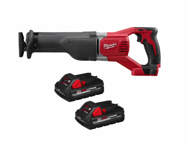 2621-20-48-11-1837 M18 18V Lithium-Ion Cordless SAWZALL Reciprocating Saw with Two 3.0Ah Batteries