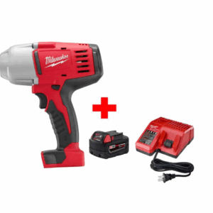 2663-20-48-59-1850 M18 18V Lithium-Ion Cordless 1/2 in. Impact Wrench W/ Friction Ring W/ (1) 5.0Ah Battery and Charger