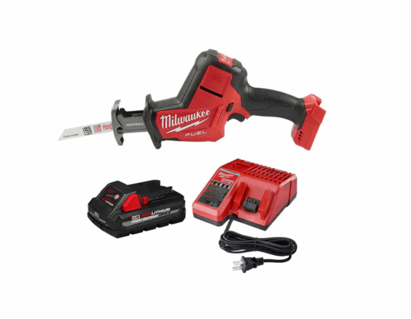 2719-20-48-59-1835 M18 FUEL 18-Volt Lithium-Ion Brushless Cordless HACKZALL Reciprocating Saw with 3.0 Ah Battery and Charger