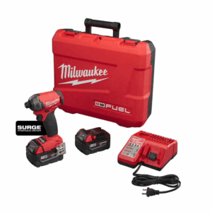 2760-22 M18 FUEL SURGE 18V Lithium-Ion Brushless Cordless 1/4 in. Hex Impact Driver Compact Kit with Two 5.0 Ah Batteries