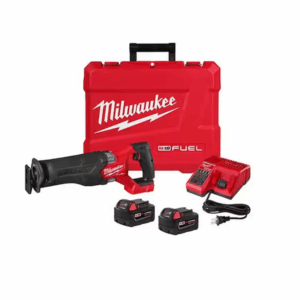 2821-22 M18 FUEL 18V Lithium-Ion Brushless Cordless SAWZALL Reciprocating Saw Kit w/Two 5.0 Ah Batteries Charger   Hard Case
