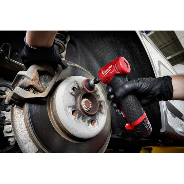 2485-22 M12 FUEL 12-Volt Lithium-Ion Brushless Cordless 1/4 in. Right Angle Die Grinder Kit w/ (2) 2.0Ah Batteries - Image 3