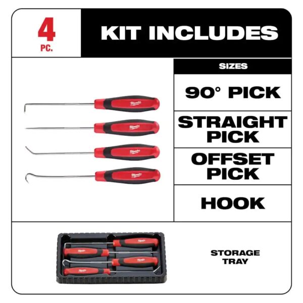 48-22-9415 Combination SAE Wrench Mechanics Tool Set and 48-22-9215 Hook and Pick Set (19-Piece) - Image 5