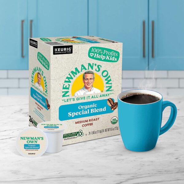 Newman s Own Organics Special Blend, Single-Serve Keurig K-Cup Pods, Medium Roast Coffee, 96 Count - Image 2
