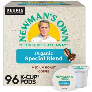 Newman s Own Organics Special Blend, Single-Serve Keurig K-Cup Pods, Medium Roast Coffee, 96 Count