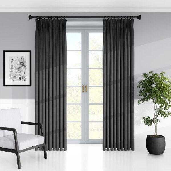 Nova Charcoal Drapery - Image 2