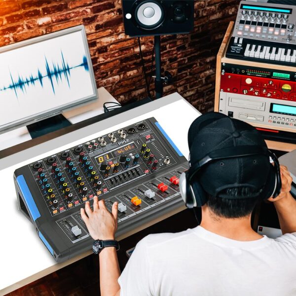 4-Ch Bluetooth Studio Pro Audio Dj Mixer - Image 7