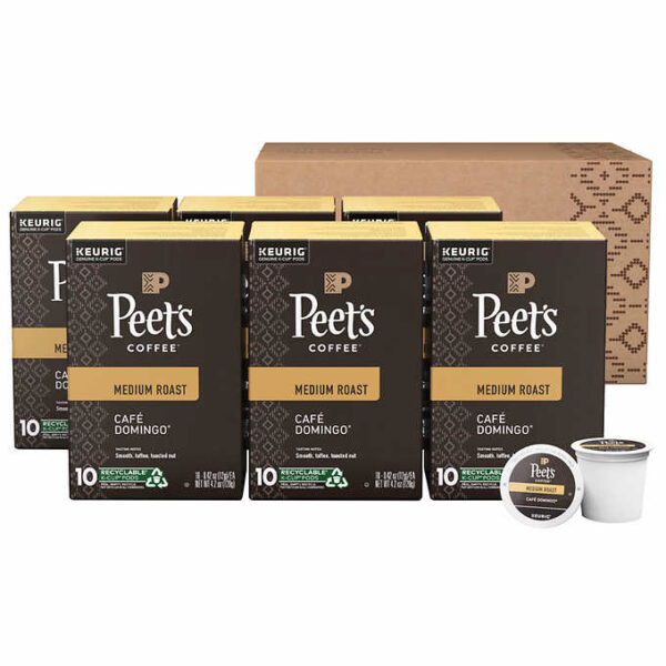 Peet??s Coffee Caf?? Domingo K-Cup Pod Medium Roast, 60-count - Image 2