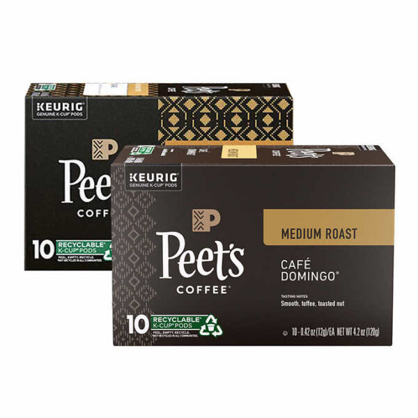 Peet??s Coffee Caf?? Domingo K-Cup Pod Medium Roast, 60-count - Image 3