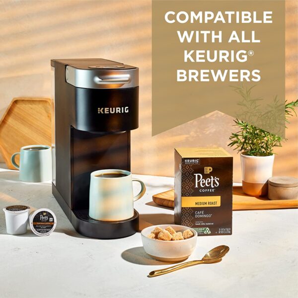 Peet s Coffee, Dark Roast Decaffeinated Coffee K-Cup Pods for Keurig Brewers   Decaf House Blend 60 Count (6 Boxes of 10 K-Cup Pods) - Image 7