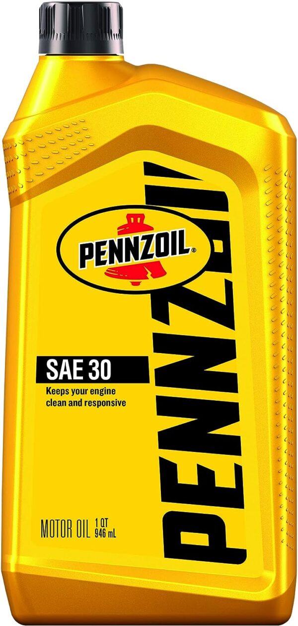 Conventional SAE 30 Motor Oil (1-Quart, Case of 6)