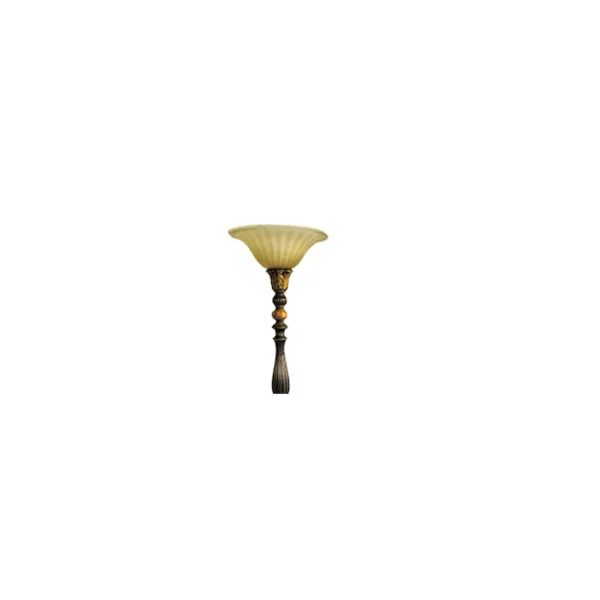 Portfolio  Barada 72-in Bronze with Gold Highlights Torchiere Floor Lamp - Image 3