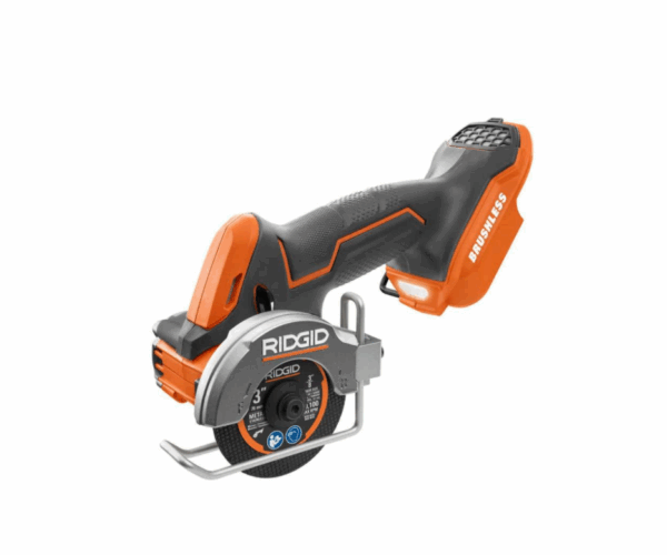R87547B 18V SubCompact Brushless Cordless 3 in. Multi-Material Saw (Tool Only) with (3) Cutting Wheels
