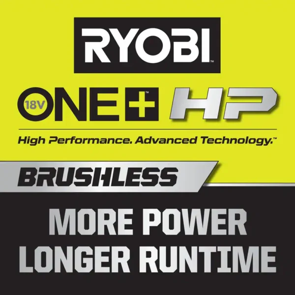 P2507BTL  HP 18V Brushless Whisper Series 12 in. Cordless Battery Chainsaw (Tool Only) - Image 2