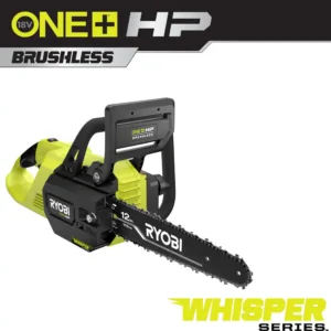 P2507BTL  HP 18V Brushless Whisper Series 12 in. Cordless Battery Chainsaw (Tool Only)