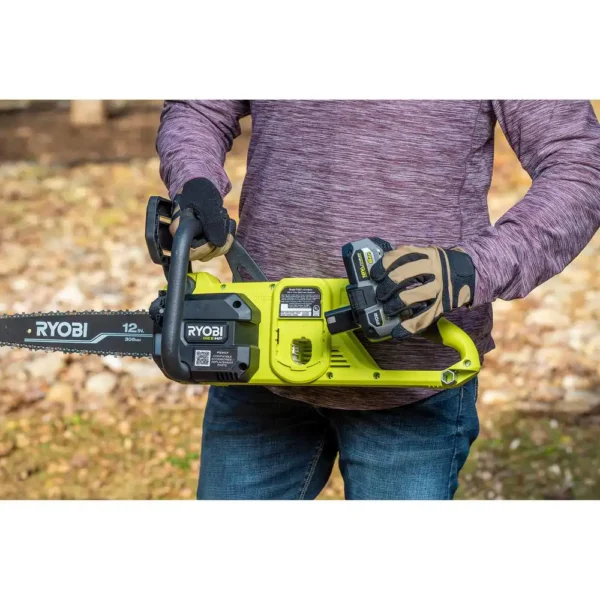 P2507BTL  HP 18V Brushless Whisper Series 12 in. Cordless Battery Chainsaw (Tool Only) - Image 9